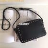 Replica Valentino Garavani Rockstud cross body bag Black 2