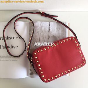 Replica Valentino Garavani Rockstud cross body bag red