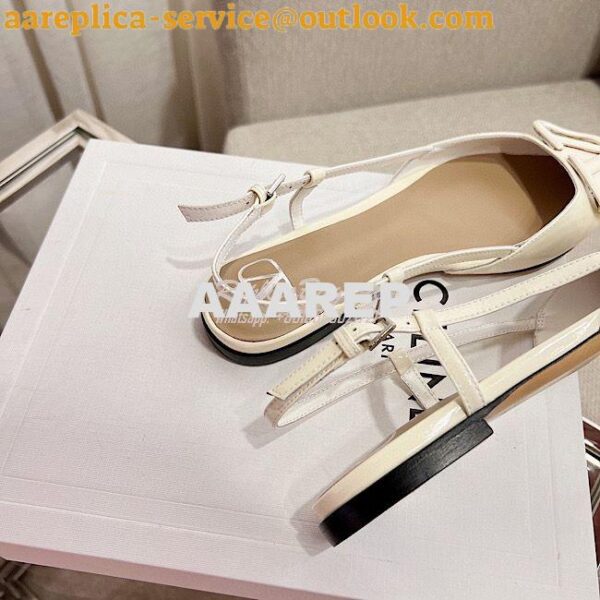 Replica Valentino Vlogo Signature Patent Leather Slingback Pump VW0S0 6