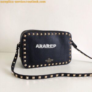 Replica Valentino Garavani Rockstud Crossbody bag in Grainy Calfskin B