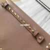 Replica Valentino Garavani Rockstud Flap Wristlet Clutch Bag Black 2