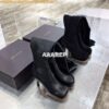 Replica Bottega Veneta BV Tire Boots 630297 Black 2