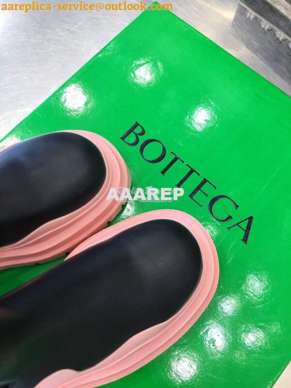 Replica Bottega Veneta BV Tire Boots 630297 Black Pink 8