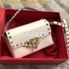 Replica Valentino Garavani Small VCASE Smooth Calfskin Bag Rose Cannel