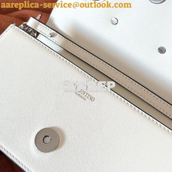 Replica Valentino Locò Shoulder Bag With Jewel Logo WB0K53 Ivory 11