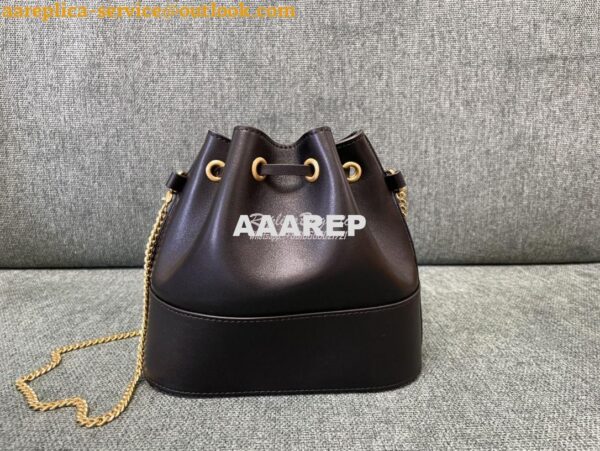 Replica Valentino Mini Bucket Bag In Nappa Leather with VLogo Signatur 10