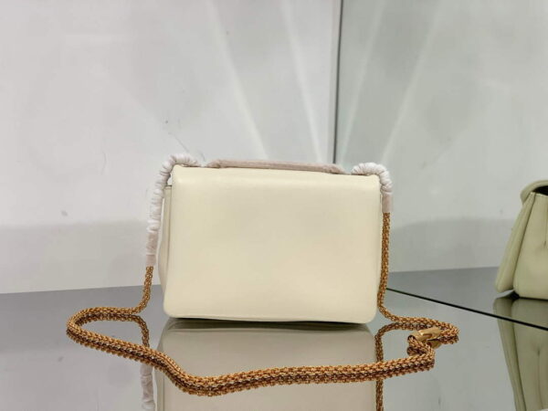 Replica Valentino One Stud Nappa Bag With Chain 1215 Beige 3