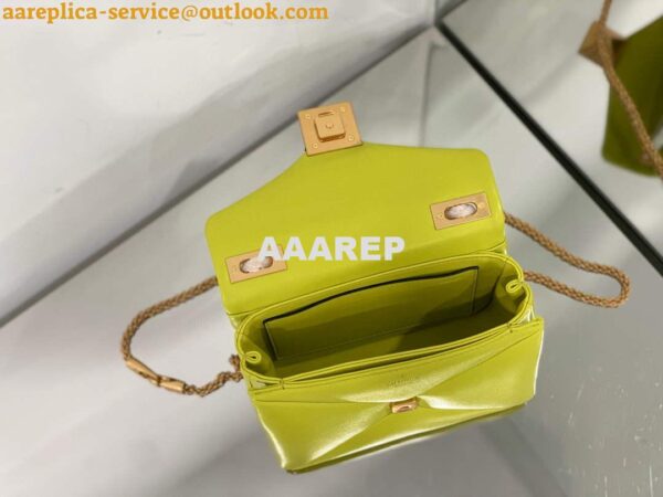 Replica Valentino One Stud Nappa Bag With Chain 1215 Lemon Yellow 8