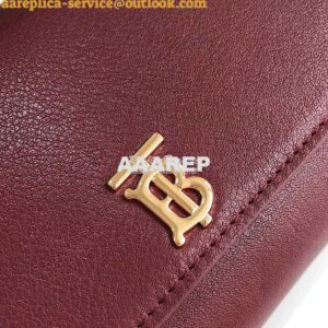 Replica Burberry Monogram Motif Leather Wallet with Detachable Strap 8 2