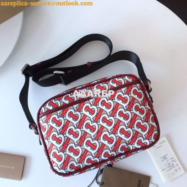 Replica Burberry Monogram Print and Leather Crossbody Bag 80116771 Ver 11