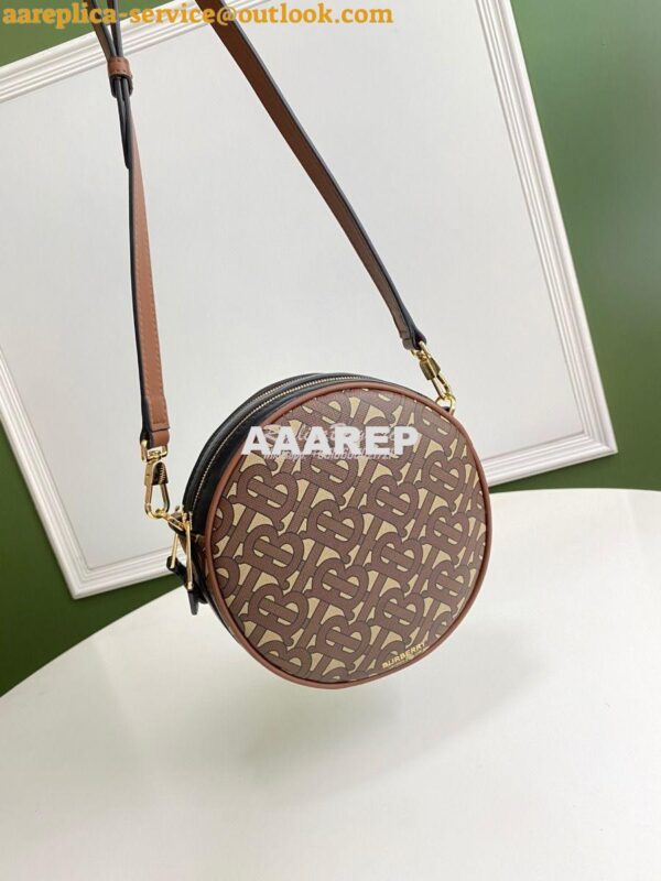 Replica Burberry Monogram Print E-canvas Louise Bag 80265891 4