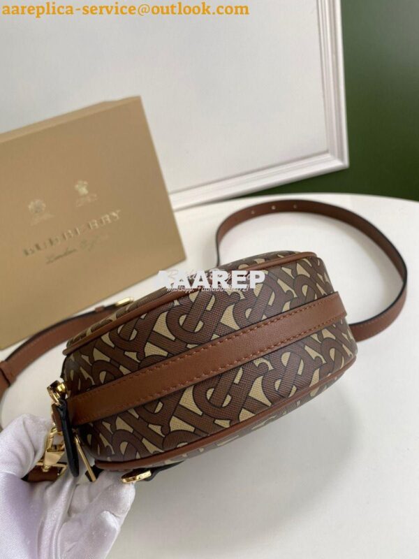 Replica Burberry Monogram Print E-canvas Louise Bag 80265891 13