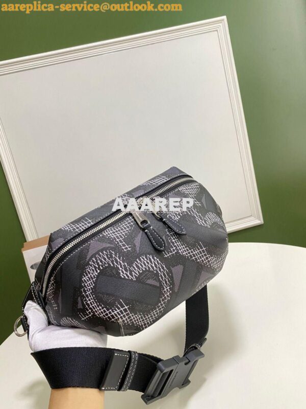 Replica Burberry Monogram Print E-canvas Sonny Bum Bag 80331541 Graphi 5