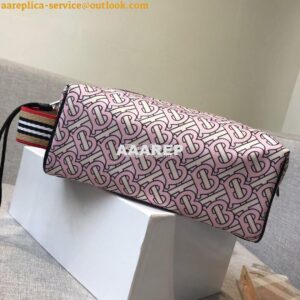 Replica Burberry Monogram Print Nylon Pouch 80107641 Blush