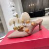 Replica Valentino Roman Stud Mule In Calfskin 65mm VW2S0BK9 Red