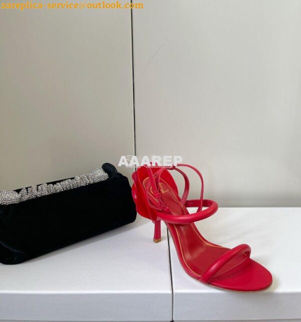 Replica Valentino Roserouche Sandal 1959 In Calfskin 100mm 4W2S0IF 11