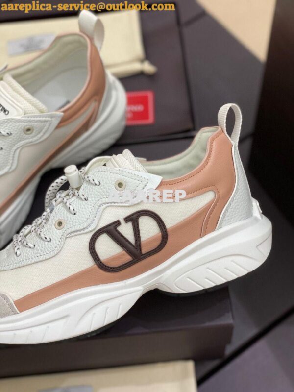 Replica Valentino SheGoes Men Female Sneaker in Split Leather And Mesh 7