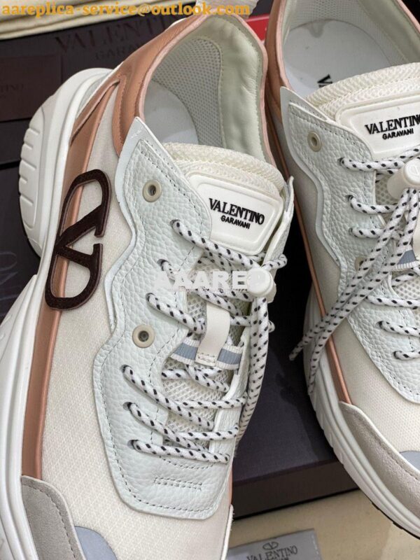 Replica Valentino SheGoes Men Female Sneaker in Split Leather And Mesh 8