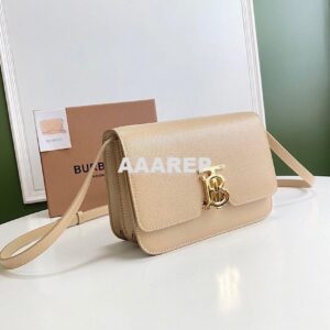 Replica Burberry Grainy Leather TB Bag 80206411 Beige 2