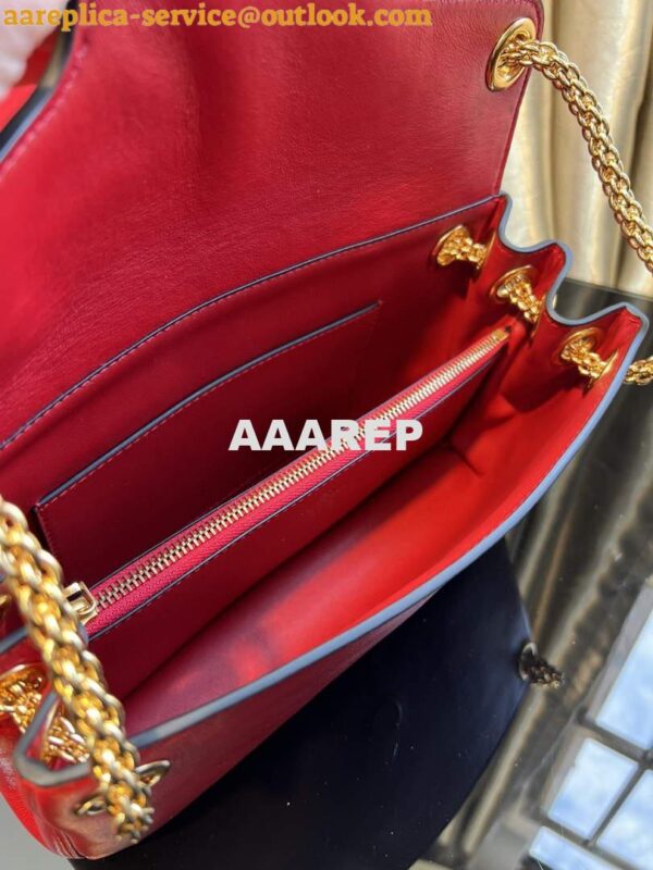 Replica Valentino XW2B0K26 Stud Sign Nappa Shoulder Bag Red 9
