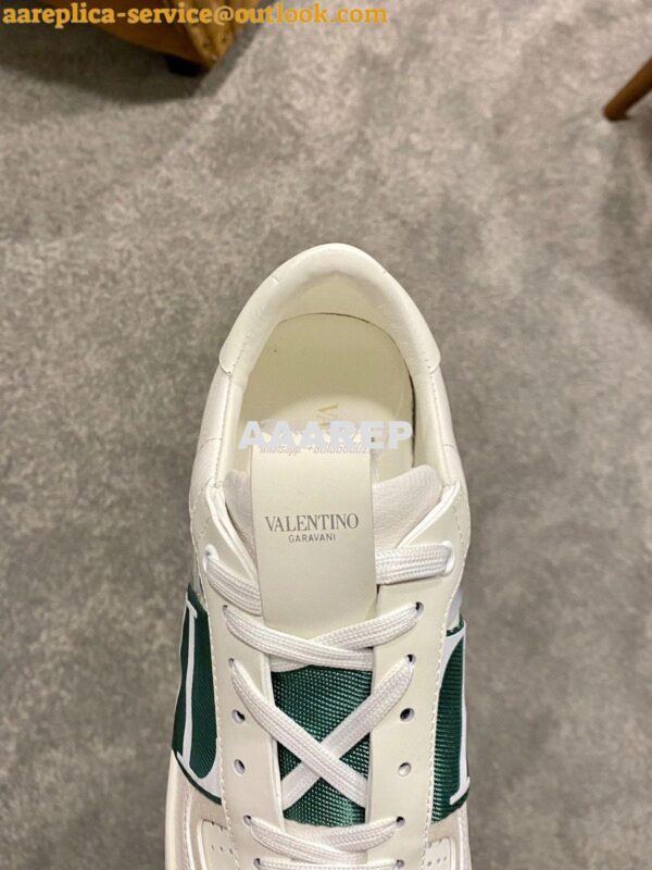 Replica Valentino VL7N Sneaker In Banded Calfskin Leather VW2S0V66 C06 7