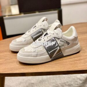 Replica Valentino VL7N Sneaker In Banded Calfskin Leather VW2S0V66 C09 2