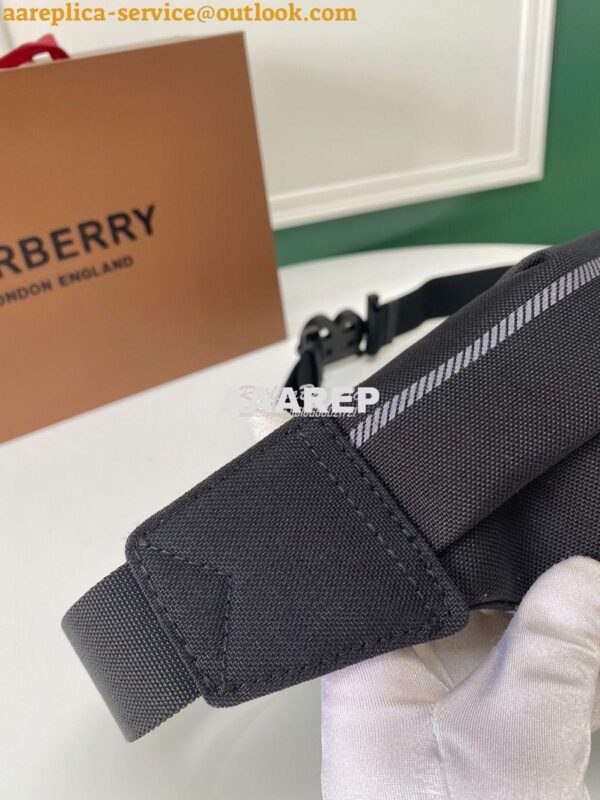 Replica Burberry Horseferry print Bum Bag 80490950 Black 8