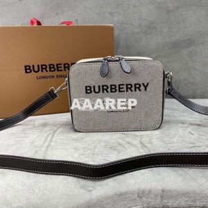 Replica Burberry Horseferry Print Canvas and Leather Crossbody Bag 803 2