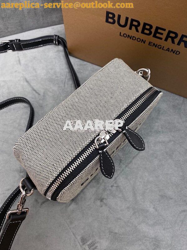 Replica Burberry Horseferry Print Canvas and Leather Crossbody Bag 803 7