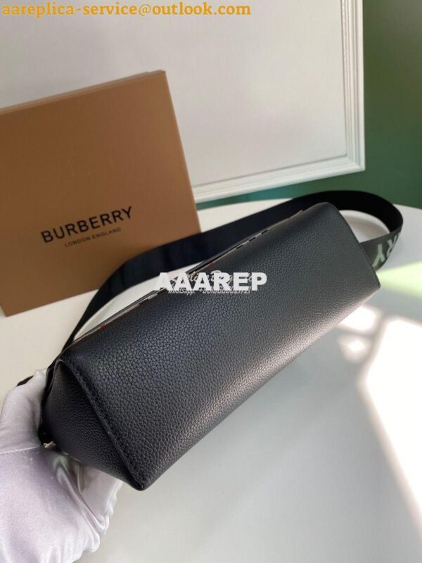 Replica Burberry Leather and Vintage Check Note Crossbody Bag 80211111 8