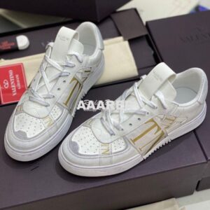 Replica Valentino Low-Top Calfskin VL7N Sneaker With Bands Vintage “Wo 2