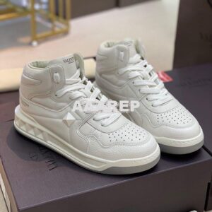 Replica Valentino One Stud Mid-Top Nappa Sneaker WY2S0E63 Men Female W 2