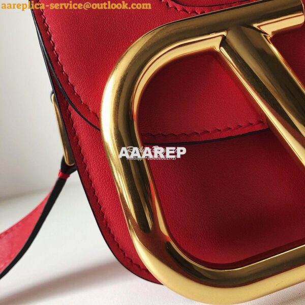 Replica Valentino Supervee Crossbody Calfskin Bag VW2B0G09 Red 11