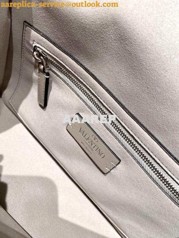 Replica Valentino V0082 Vsling Mini Bag With Sparkling Embroidery Pearl Gray 9