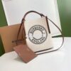 Replica Burberry Small Horseferry Print Canvas Cube Bag 2