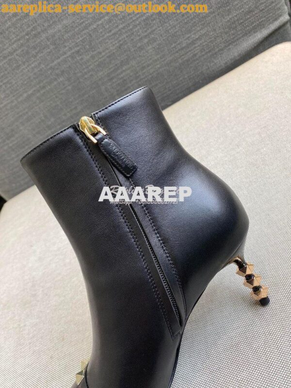 Replica Valentino Rockstud Kidskin Ankle Boot With Sculpted Heel 70mm 9