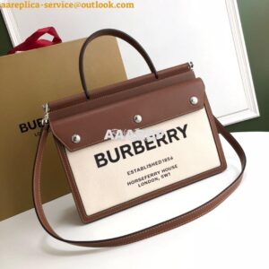 Replica Burberry Small Horseferry Print Title Bag with Pocket Detail 8 2