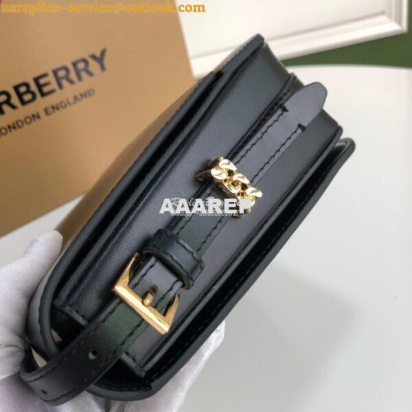 Replica Burberry Small Leather Grace Bag 80119721 Black 4