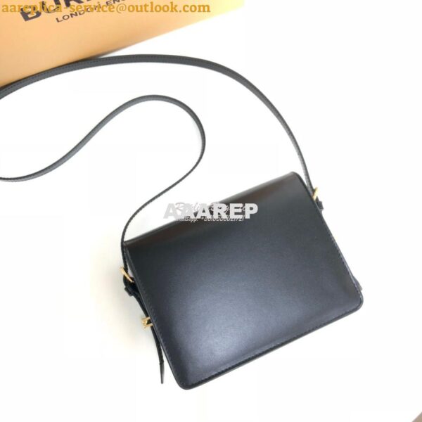 Replica Burberry Small Leather Grace Bag 80119721 Black 10