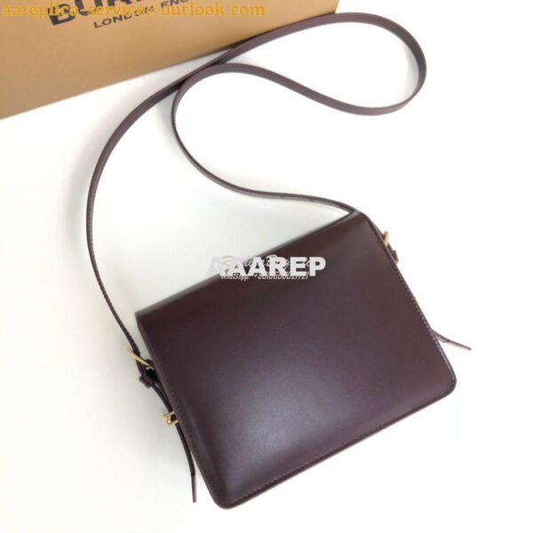 Replica Burberry Small Leather Grace Bag 80119721 Oxblood 10