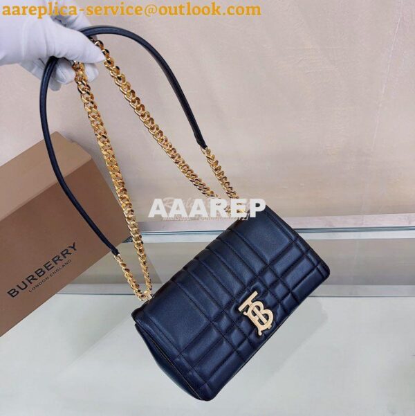 Replica Burberry Small Lola Bag Lambskin 80704951 Black 4