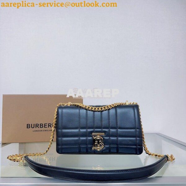 Replica Burberry Small Lola Bag Lambskin 80704951 Black 5