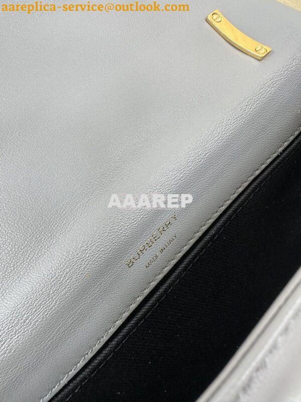 Replica Burberry Small Lola Bag Lambskin 80704951 Cloud Grey 13