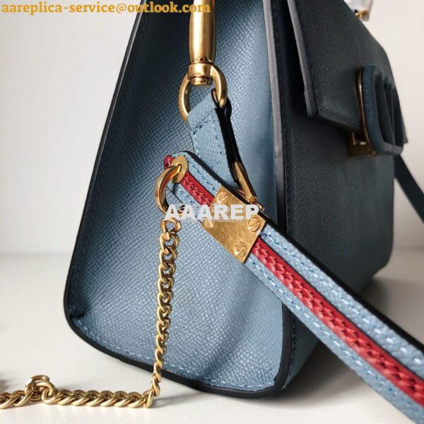 Replica Valentino VSling Grainy Calfskin Handbag ZW2B0F53 Azure 5