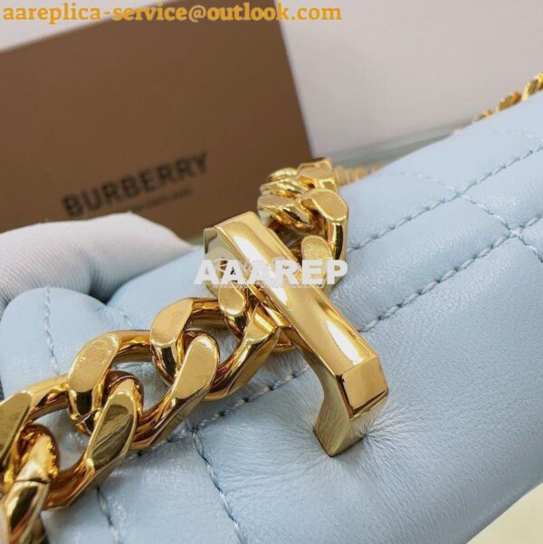 Replica Burberry Small Lola Bag Lambskin 80704951 Pale Blue 13