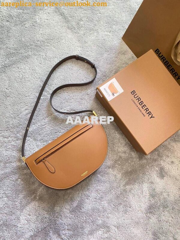 Replica Burberry Small Medium Leather Olympia Bag 80363811 Tan 5