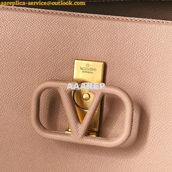 Replica Valentino VSling Grainy Calfskin Handbag ZW2B0F53 Nude 5