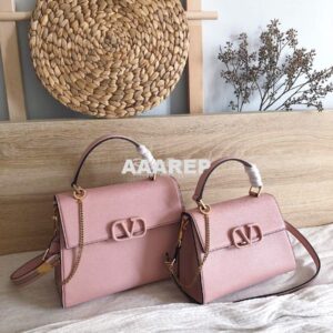 Replica Valentino VSling Grainy Calfskin Handbag ZW2B0F53 Pink