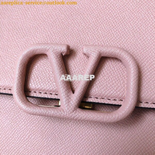 Replica Valentino VSling Grainy Calfskin Handbag ZW2B0F53 Pink 11