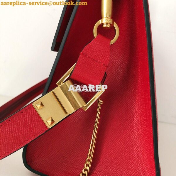 Replica Valentino VSling Grainy Calfskin Handbag ZW2B0F53 Red 5